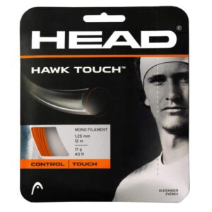 HEAD Hawk Touch Tennis String - 17 Guage - Red